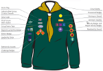 Where to place cub badges